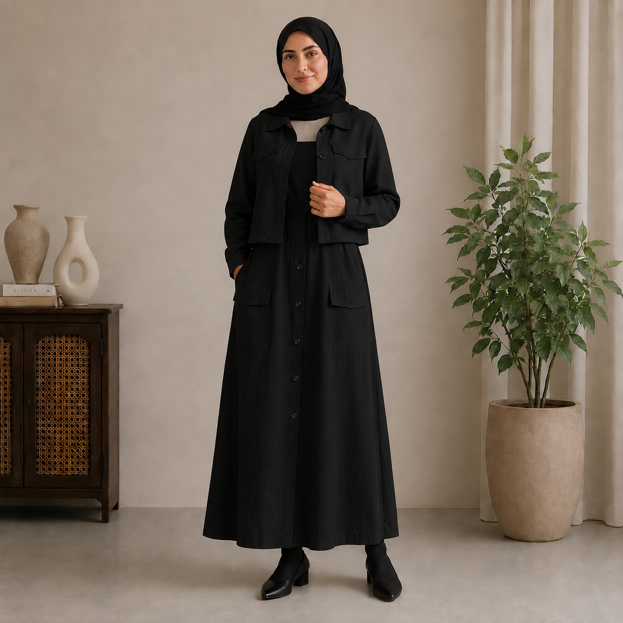 تصویر DR13W003 کت مدل یقه انگلیسی - Image 1