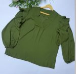 شومیز مدل شیشه ای آستین دو تکه - Image 4