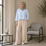 شومیز مدل پشت بلند - Image 2