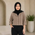 شومیز مدل یقه انگلیسی کوک دوزی - Image 3