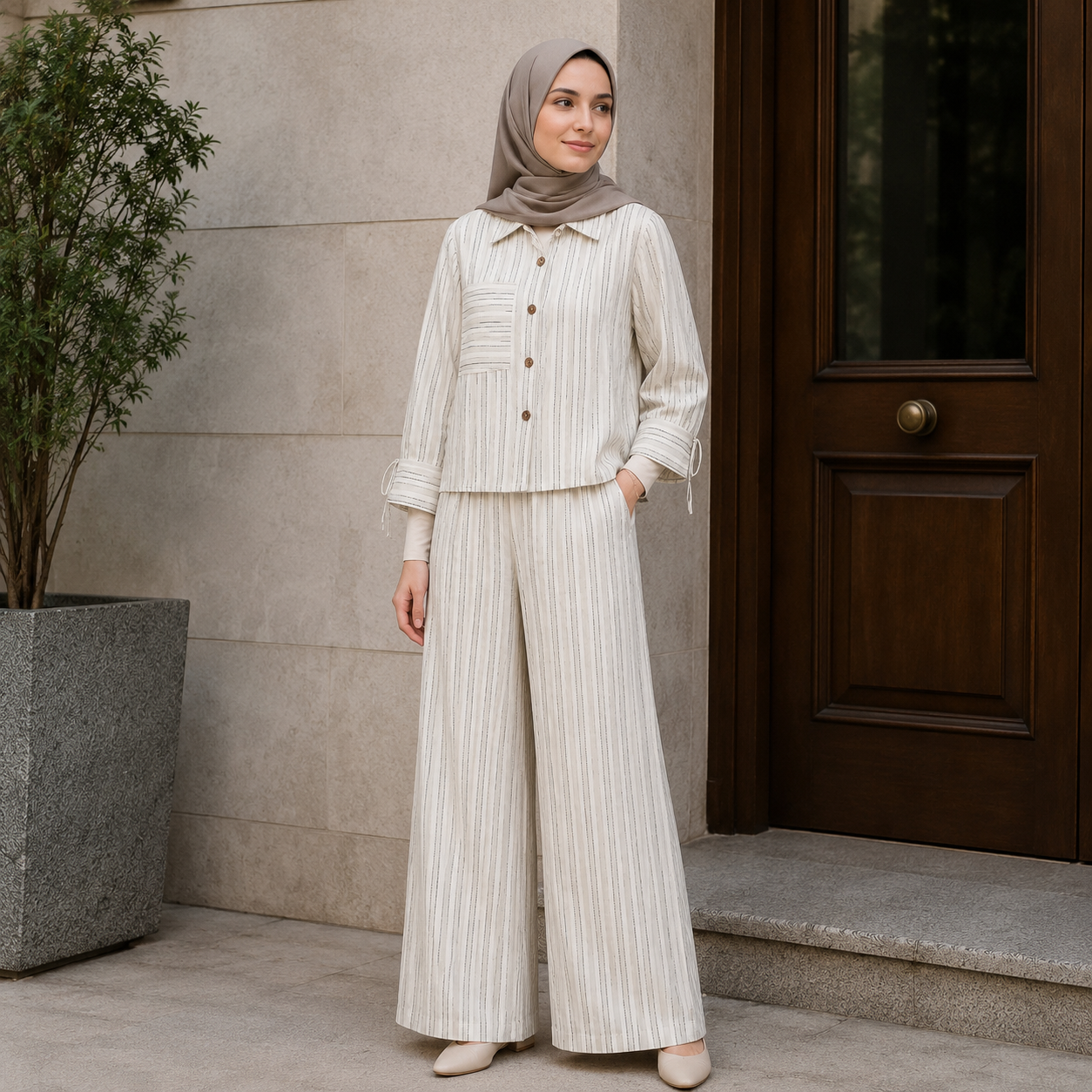 3 ست شومیز و شلوار مدل آینا - Image 1