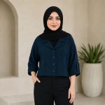 شومیز مدل یقه انگلیسی کوک دوزی - Image 4