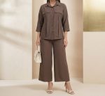 شومیز سیلک مدل چاک دار - Image 5