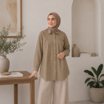شومیز پنبه مدل نازگل