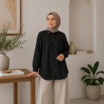 شومیز پنبه مدل نازگل - Image 3