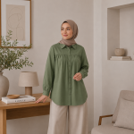 شومیز پنبه مدل نازگل - Image 4