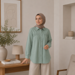 شومیز پنبه مدل نازگل - Image 5