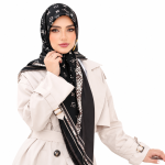 روسری نخی کجراه کشمیر مدل ال وی - Image 3