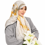 روسری ابریشم تویل مدل فندی - Image 3