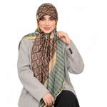 روسری ابریشم تویل مدل فندی - Image 7