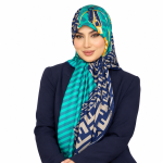 روسری ابریشم تویل مدل فندی