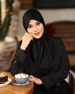 روسری ابریشم تویل مدل ساده رنگی