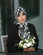 روسری ابریشم تویل مدل ال وی درشت - Image 6