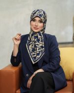 روسری ابریشم تویل مدل ال وی درشت - Image 7
