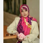 روسری ابریشم تویل مدل فندی - Image 20