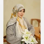 روسری ابریشم تویل مدل فندی - Image 6