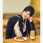 روسری ابریشم ژاکارد مدل شنل الماس - Image 25