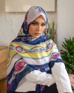 روسری حریر ایتالیایی مدل کمربندی - Image 3