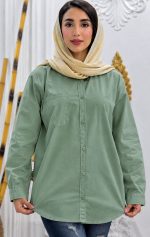 شومیز لنین مدل جلودکمه دار - Image 11