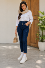 شلوار لی مدل اسکینی قد 90 - Image 11