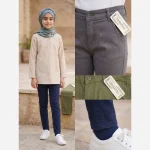 شلوار کتان مدل اسکینی بچگانه - Image 5
