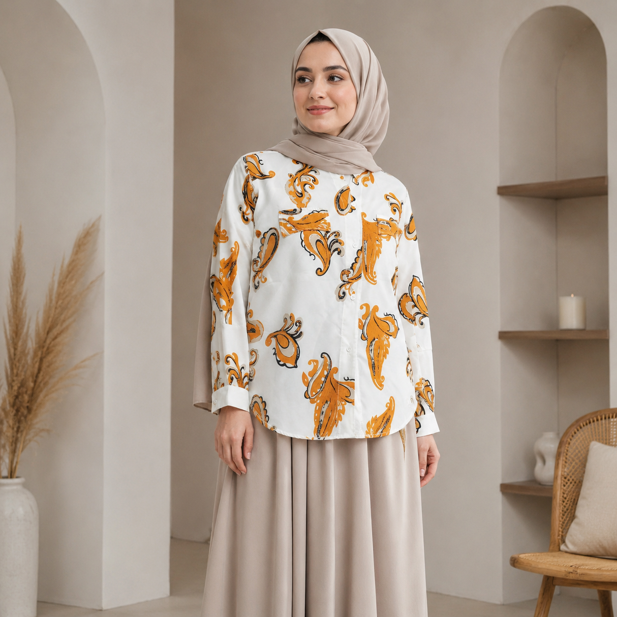 file_000000003c00822fa0d3a314aed157a9 شومیز مدل یقه دلبری باران - Image 1