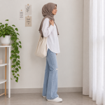 شلوار لی مدل دمپا دخترانه - Image 3