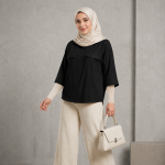 شومیز سیلک مدل چاک دار - Image 10