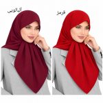روسری کرپ مدل شکری وارداتی - Image 16