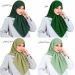 روسری کرپ مدل شکری وارداتی - Image 18
