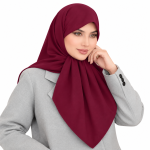 روسری کرپ مدل شکری وارداتی - Image 7