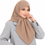 روسری کرپ مدل شکری وارداتی - Image 3