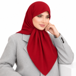 روسری کرپ مدل شکری وارداتی - Image 4