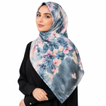 روسری نخی مدل دور دوخت برگ برگی