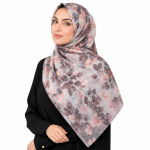 روسری نخی مدل دور دوخت برگ برگی - Image 4
