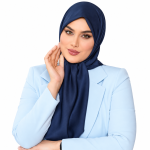 روسری ابریشم ایپک مدل ساده رنگی - Image 2
