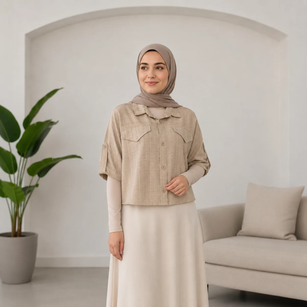 1-11 شومیز مدل جیب دار کوک دوزی - Image 1