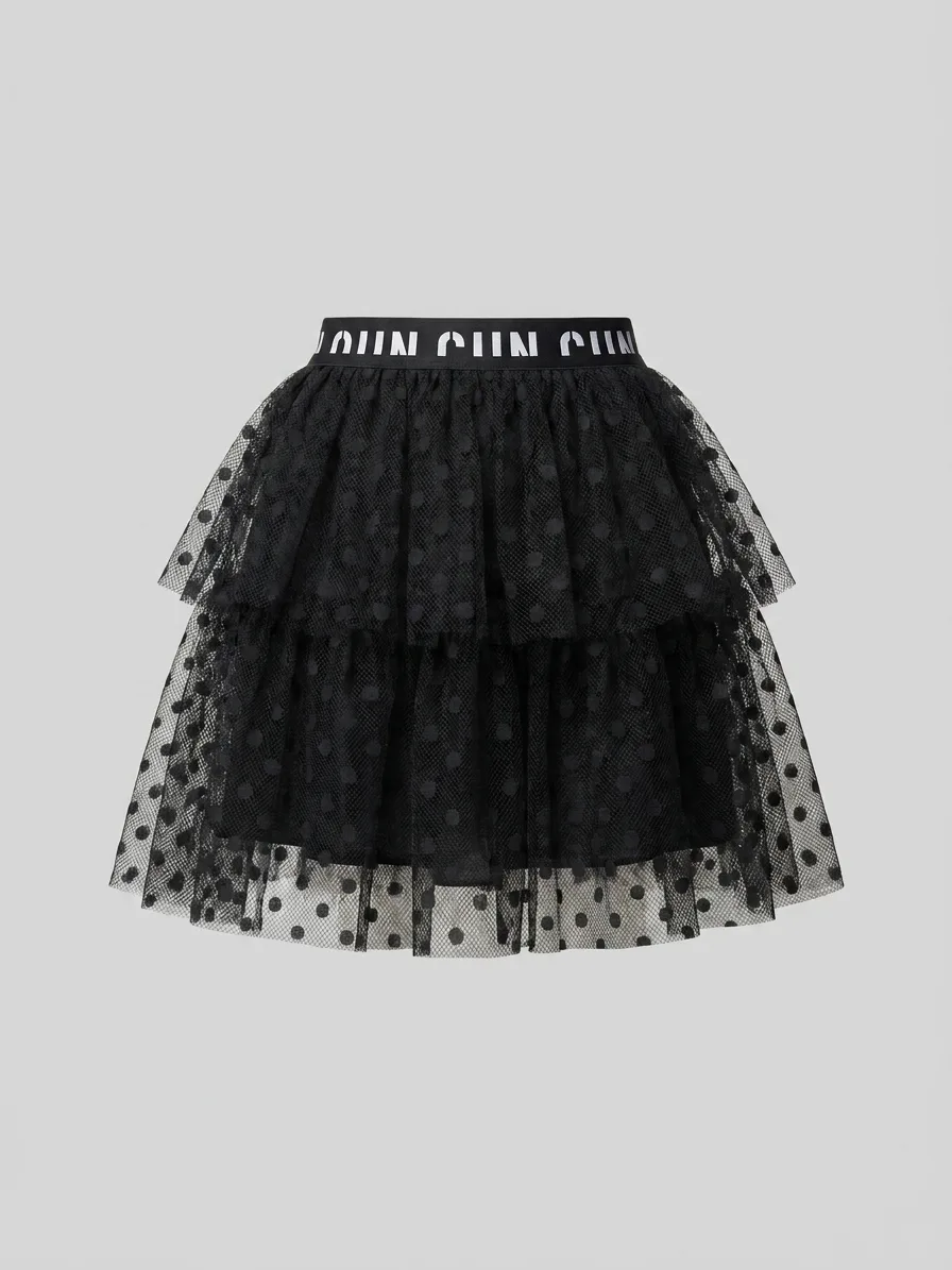 1-3 دامن کوتاه مدل کمرکش دیور - Image 1