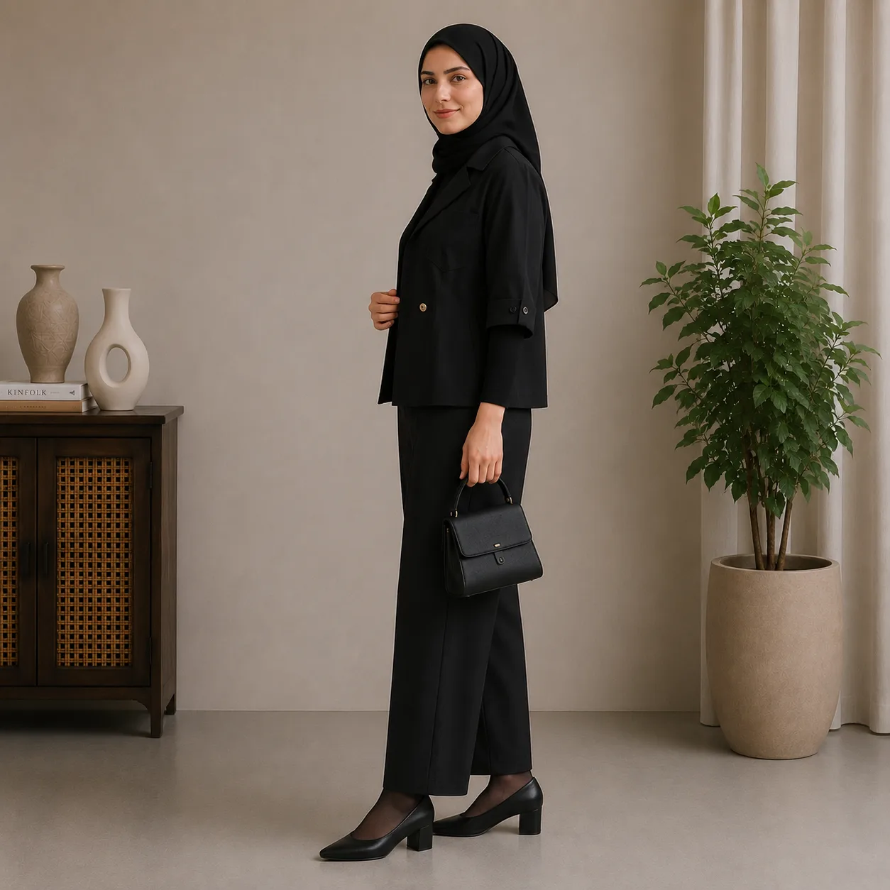 1-5 کت مدل یقه انگلیسی - Image 1