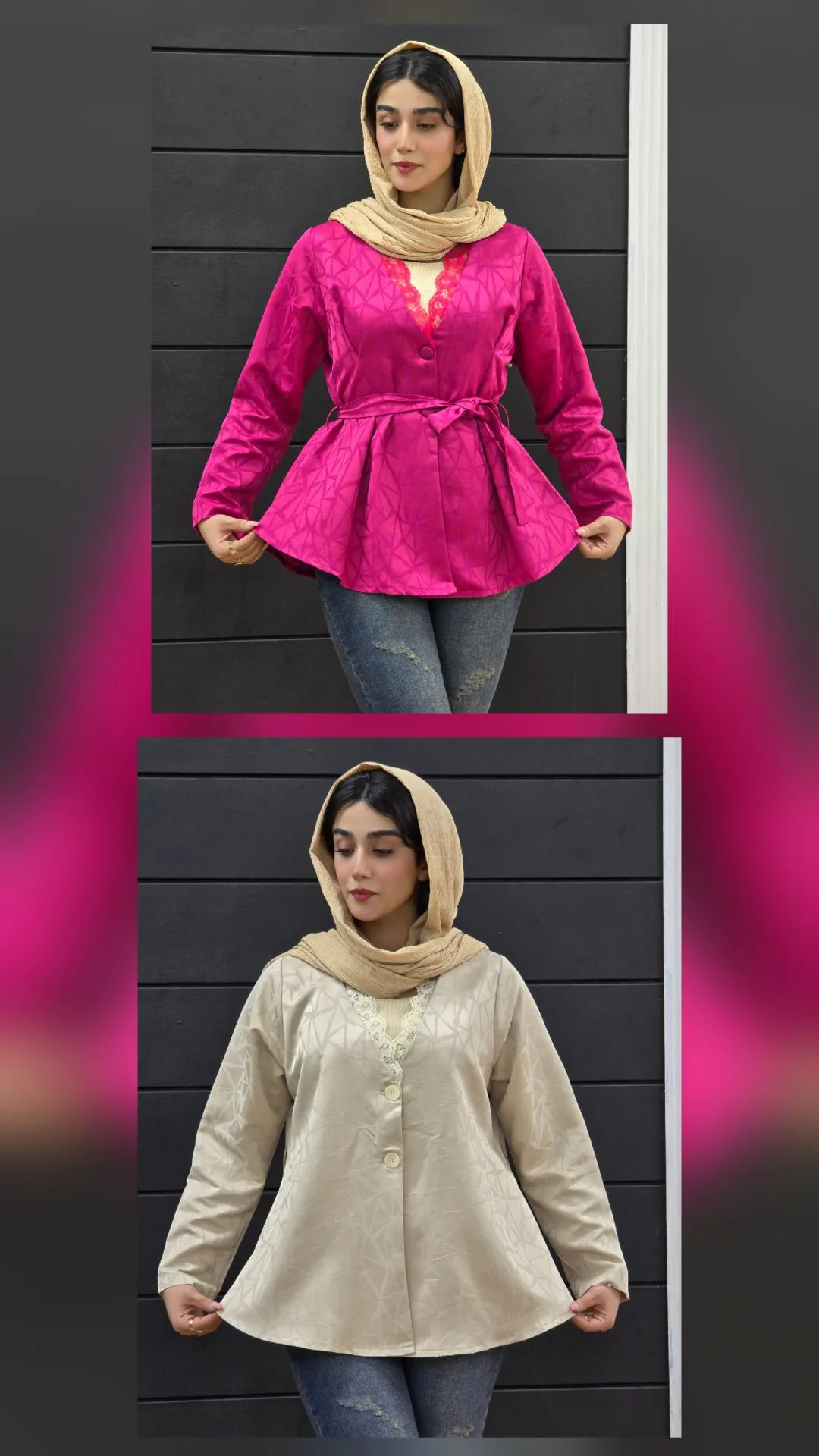 کت عروسکی مدل لبه گیپور - Image 5