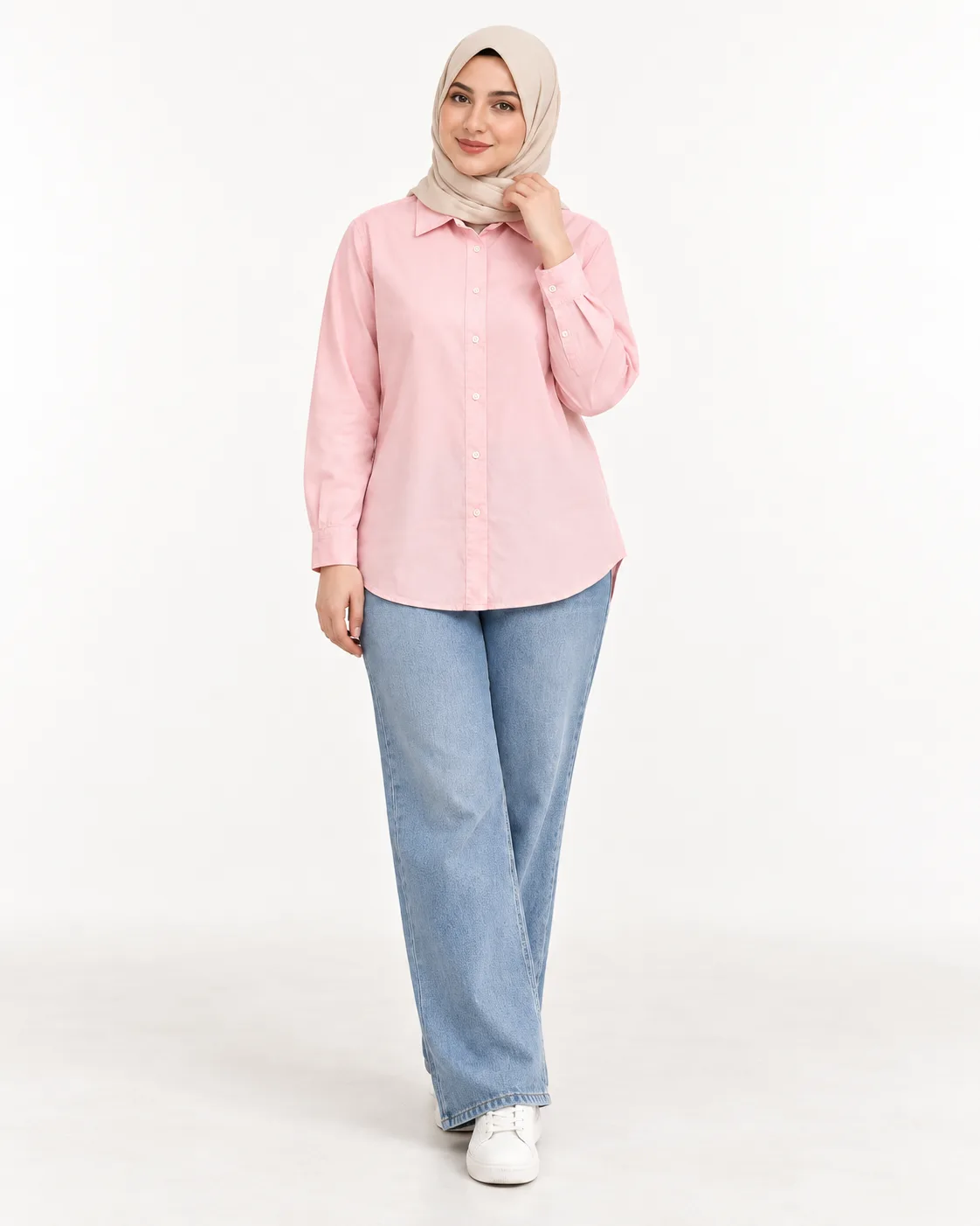 شومیز مدل کتان لنین بدون آبرفت - Image 5