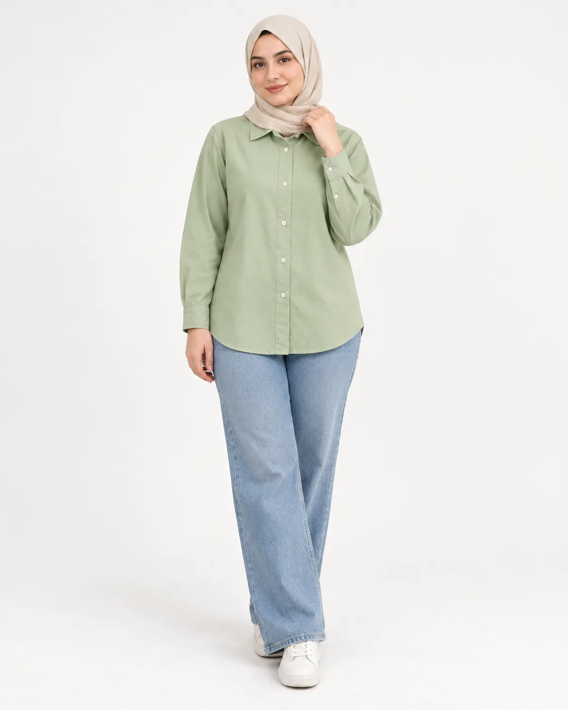 شومیز مدل کتان لنین بدون آبرفت - Image 6