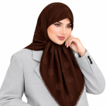 روسری وال مدل گل برجسته - Image 18