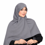 روسری نخی مدل سیا اسکارف ساده رنگی - Image 3