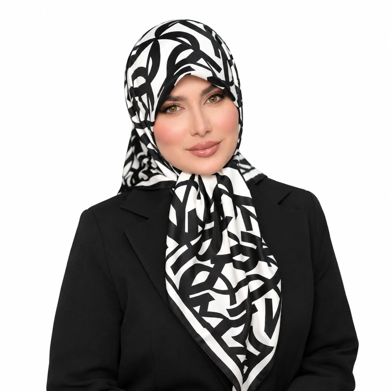 روسری ابریشم تویل مدل ال وی درشت - Image 5