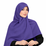 روسری نخی مدل سیا اسکارف ساده رنگی - Image 7