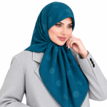 روسری وال مدل گل برجسته - Image 13