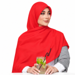 روسری نخی مدل سیا اسکارف ساده رنگی