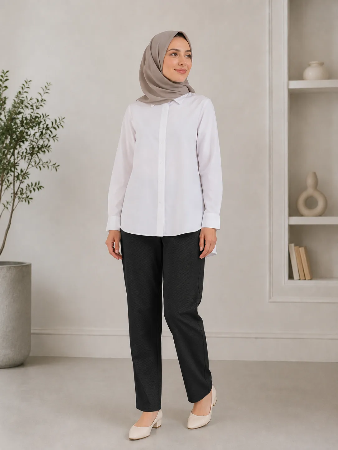 شلوار پارچه ای مدل بیسکوئیتی - Image 6