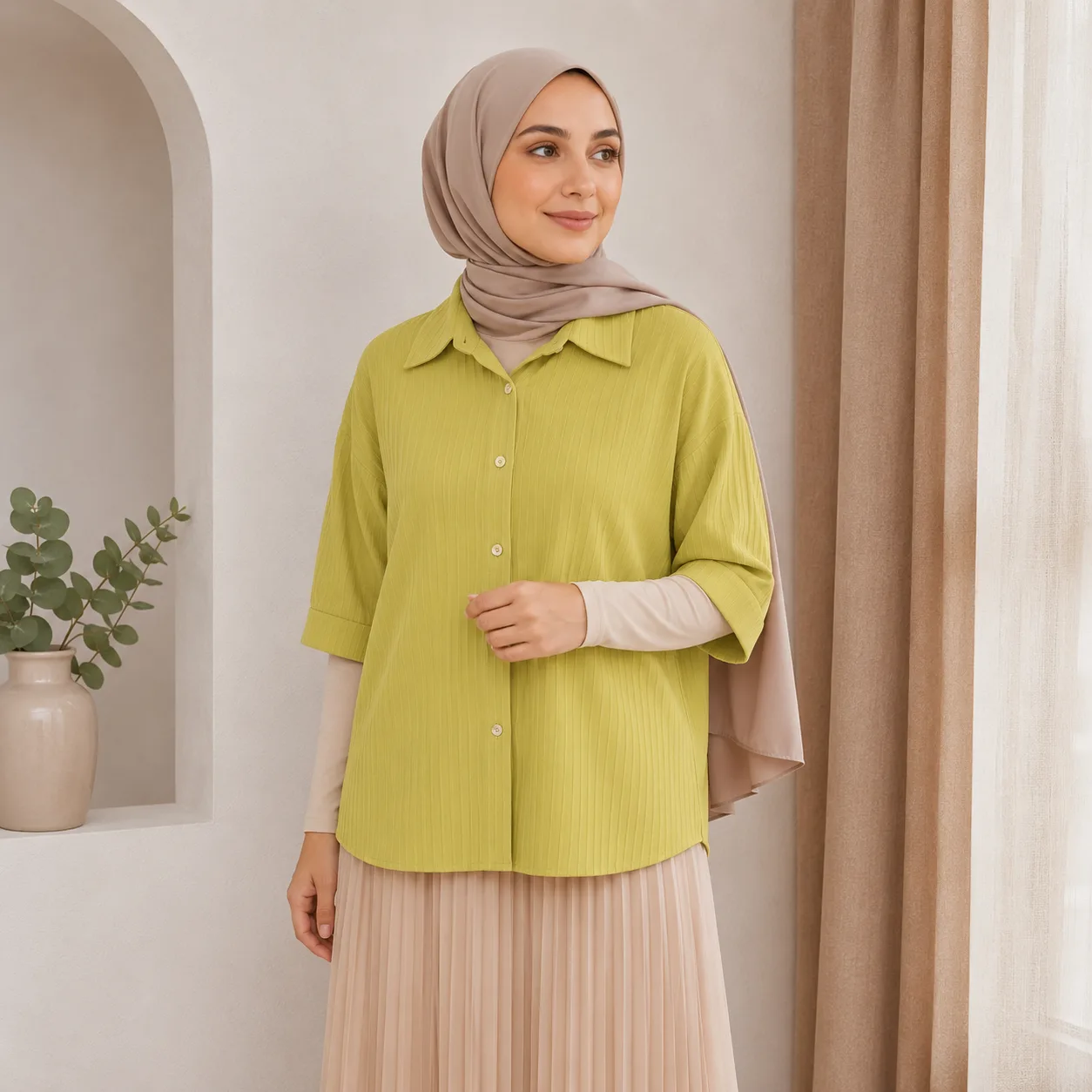 شومیز مدل آیوا آستین پاکتی - Image 2